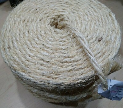 Sisal Tying Twine 3-Ply 1000' 10 Pound Carton 100'/lb. Natural Fiber Twine