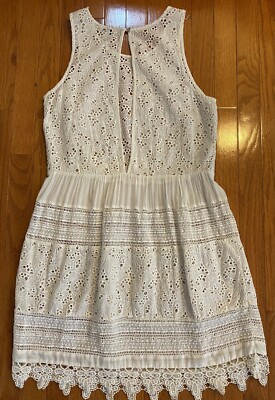 long sheer lace dress Stratus Lace High Neck Maxi Dress | Ivory | Dresses main image 0