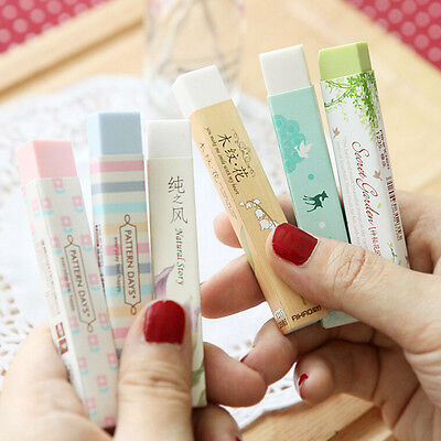 Elegant Long Cleansing Drawing Painting Rubber Eraser Stationary Gift New TO