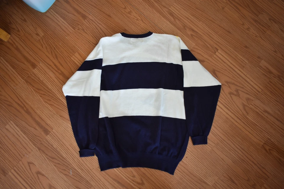 Pringle Of Scotland Vintage Golf Sweater 100% Pure Cotton Mens Pullover XL - Image 3 of 4