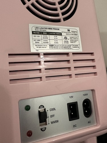 Personal Chiller Vanity Skincare MiniFridge with LED Light Mirror Touch Control - Picture 4 of 6