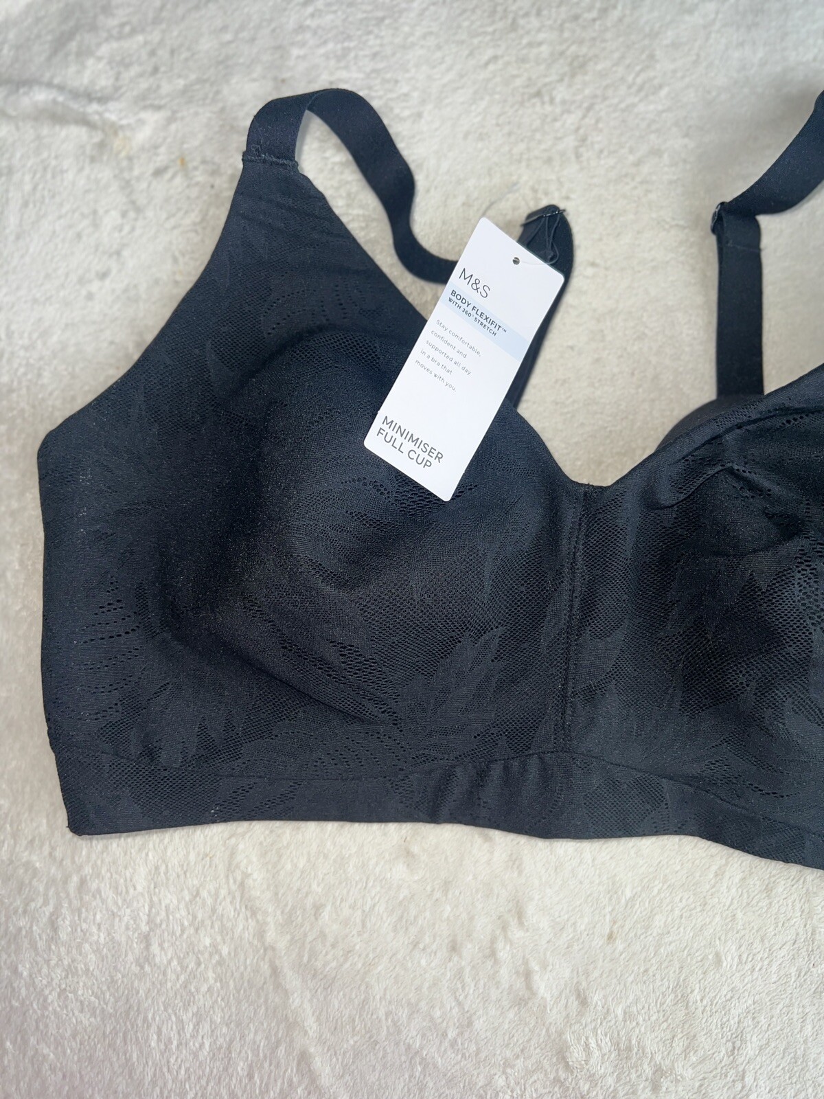 Marks Spencer 40DD Flexifit™ Bra Non Wired Full Cup Bralette Minimiser
