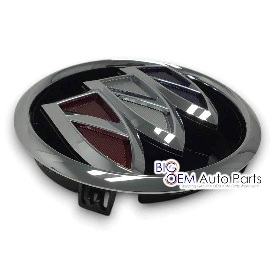 2017 2018 2019 Buick Lacrosse grade frontal emblema tri-escudo novo OEM - Imagem 2 de 4