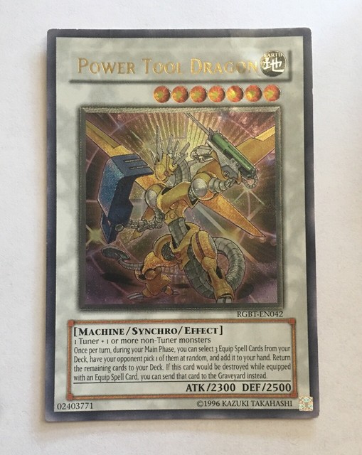 YuGiOh Power Tool Dragon x 1 RGBTEN042 Yugioh UNLIMITED Ultimate