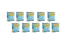 Dragon Shield Matte Clear Standard Size Card Sleeves Display Box [10 packs]