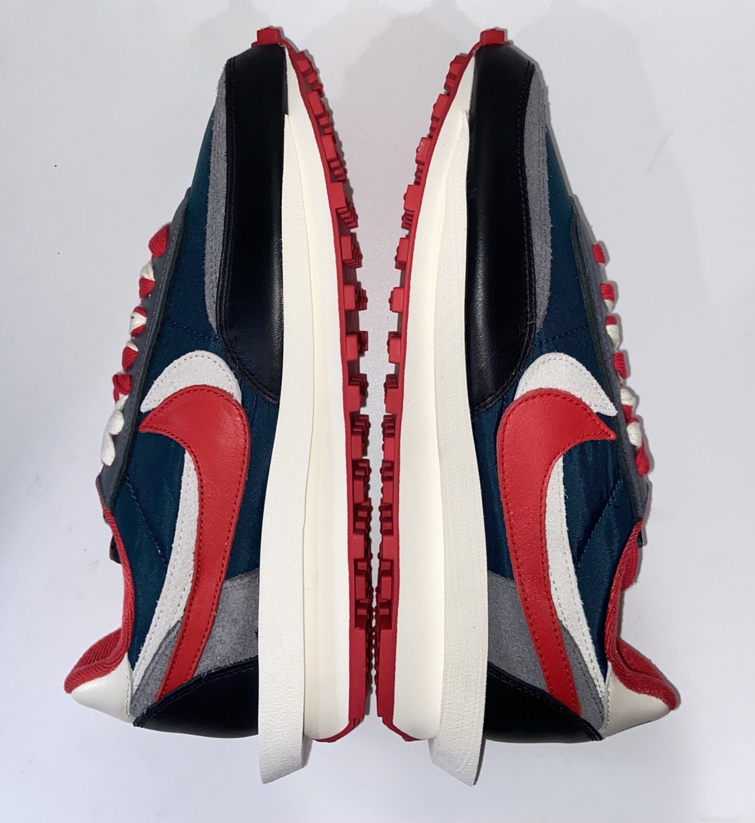 SACAI X NIKE Taglia 10 5 Nike LDWaffle x Sacai x Undercover Midnight Spruce University rosso