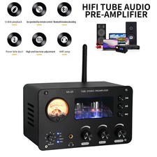 Mini SA-20 HiFi Vacuum Tube Preamp HiFi Stereo Audio Pre-Amplifier USB/Bluetooth