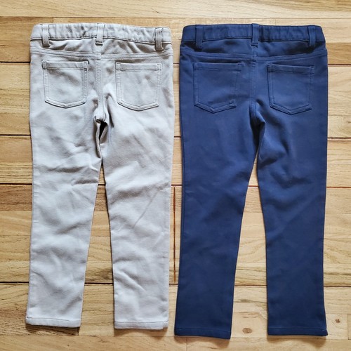 French Toast GIRLS 2 SKINNY KNIT UNIFORM STRETCH PANTS Size 6 - Picture 2 of 4
