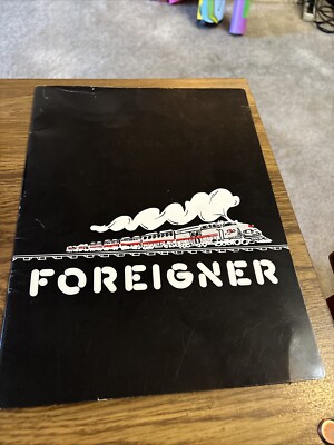 Foreigner Concert Program 1978 -  Double Vision tour, with Train Car Insert