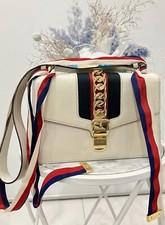 AUTHENTIC Gucci Leather Sylvie Shoulder Bag
