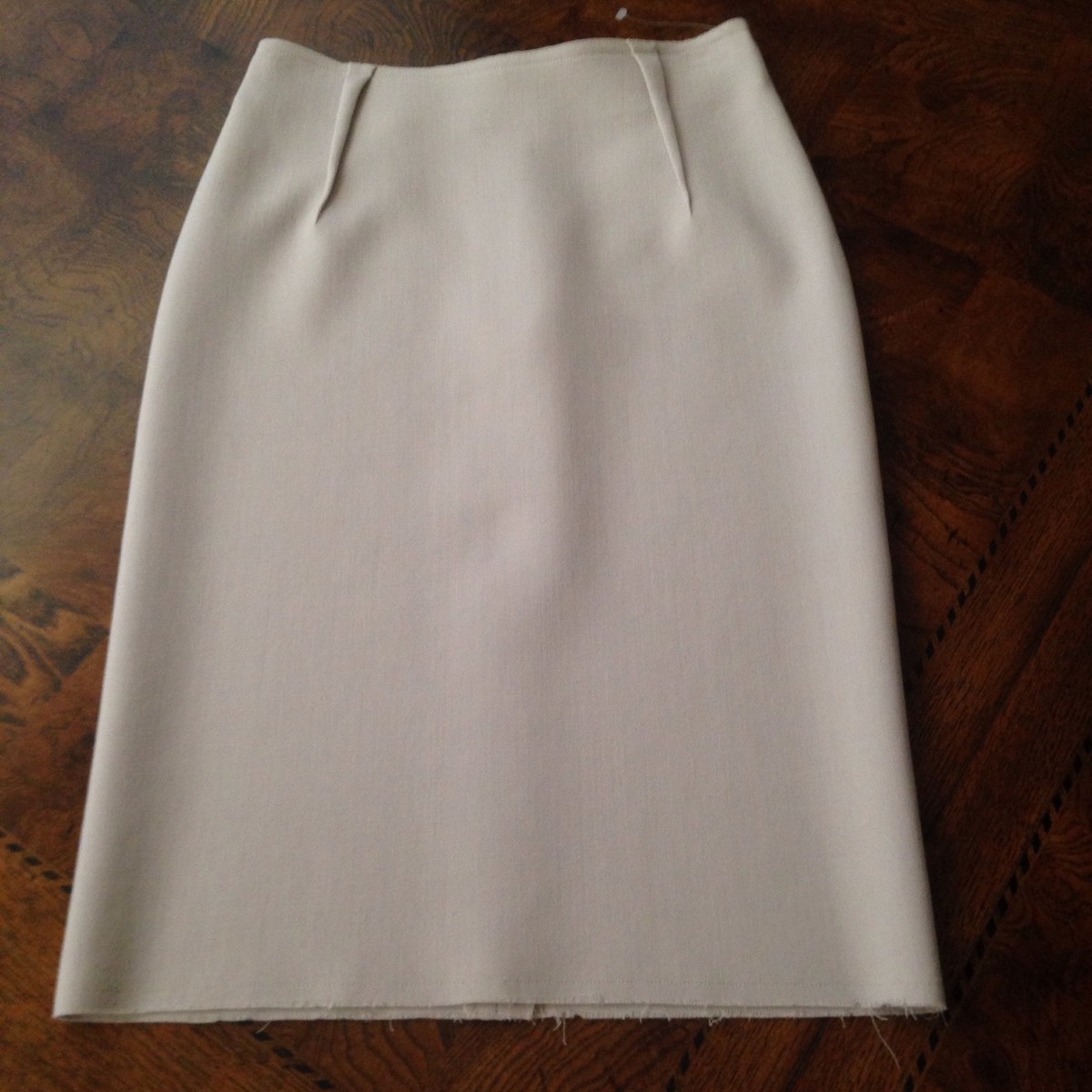 スカート Lanvin Beige Wool Blend Skirt $1,495 LANVIN Runway Wool Blend Pencil Dress Skirt FR 34 U.S