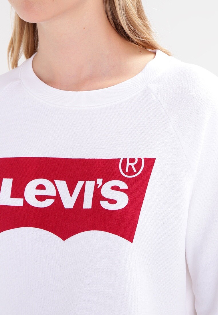 リーバイス Levis 【 Batwing Logo Crew Neck Sweatshirt Women 】 レディース Levis | Batwing Logo Crew Neck Sweatshirt | Crew Sweaters