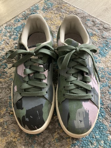 puma suede black camo