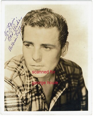 WILLIAM EYTHE - PHOTOGRAPH - SIGNED - SONG OF BERNADETTE - STEINBECK -DIED AT 38