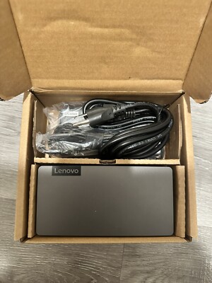 NIB LENOVO THUNDERBOLT 3 ESSENTIAL DOCK DK1913 WITH 135W AC ADAPTER