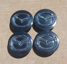 Mazda  CX3, CX5 CX9 3 6 MX5 Miata center cap set of 4, 2010-2023, P/N BBM237190