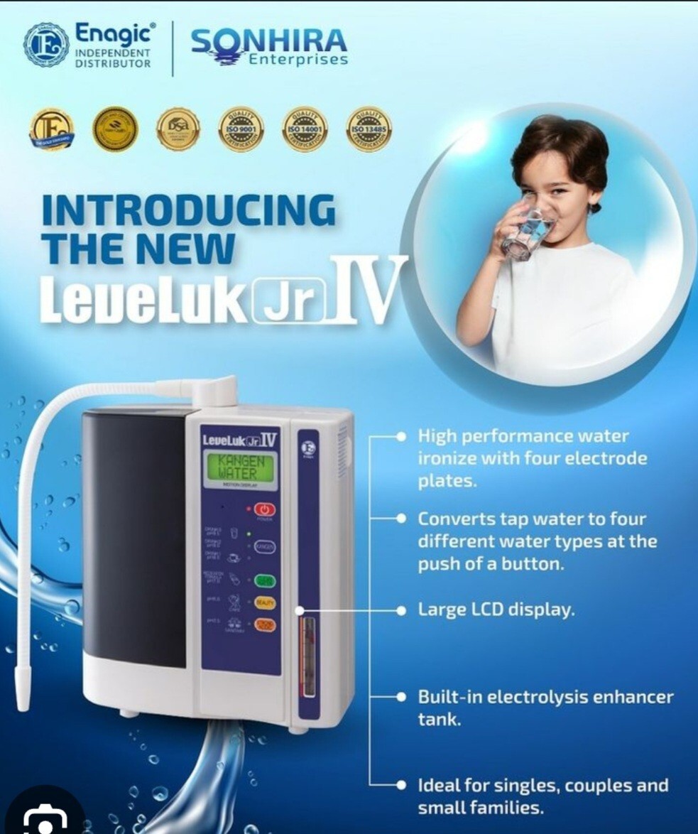 【新品未使用】エナジックLeveluk Jr IV TYH Enagic Kangen Water Leveluk JR IV Water Ionizer Machine