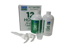 Smart Mouth Activated Mouthwash Fresh Mint 12 Hour Fresh Breath Two 16 oz Pumps