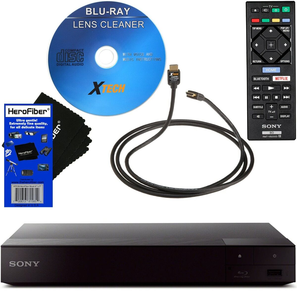 Sony BDP-S6700 4K Upscaling Blu-ray Player - Black for sale online