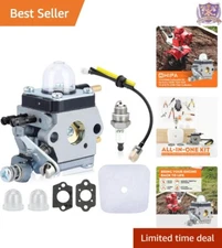Carburetor Kit Aluminum Mantis Tiller 7225 7222E Fuel Line All-In-One Engine