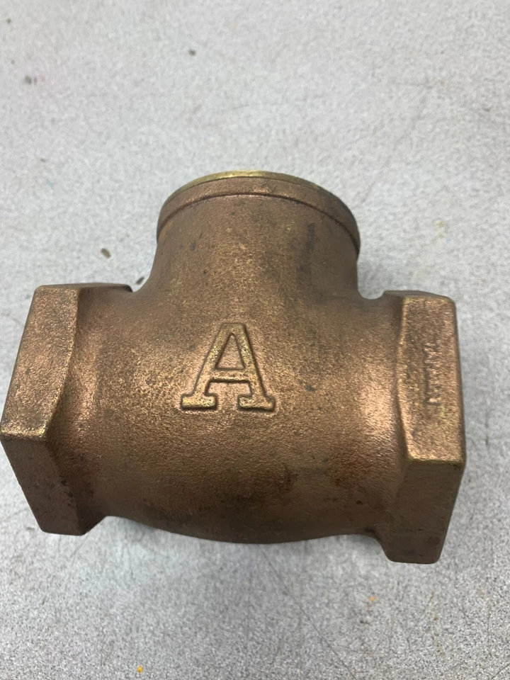 NEW NO BOX A 2" BRASS SWING CHECK VALVE 125WSP - Image 4 of 4
