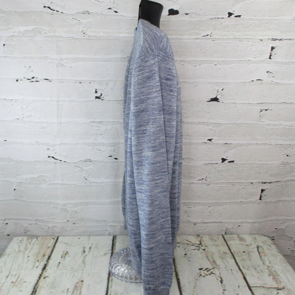 Report Collection Heritage Mens Size XL Pullover Marled Sweater Blue Gray NWT - Image 2 of 4