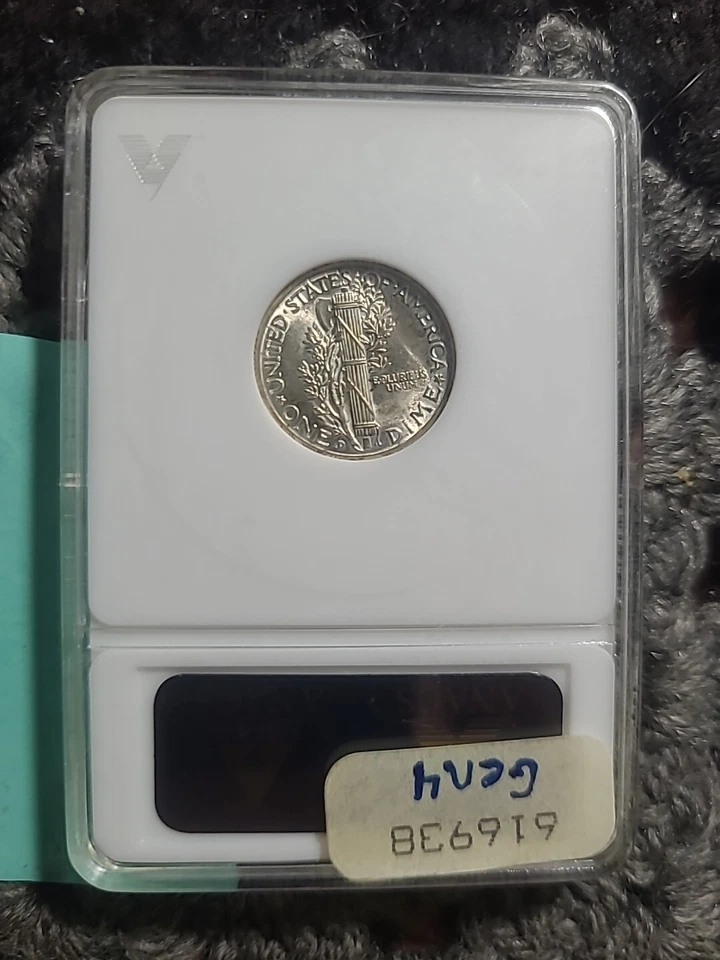 1942 D RPD Overdate OBVERSE  MS 64 FSB Gen 4 Soapbox Anacs Toned - Image 2 of 4