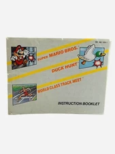 Super Mario Bro Duck Hunt World Class Track Nintendo Nes Instruction Manual Only