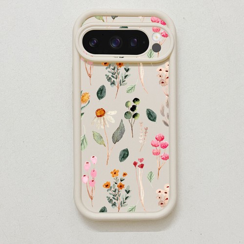 Funda de silicona a prueba de golpes para teléfono Google Pixel 9 Pro XL 8A 8 Pro con flores - Imagen 13 de 25