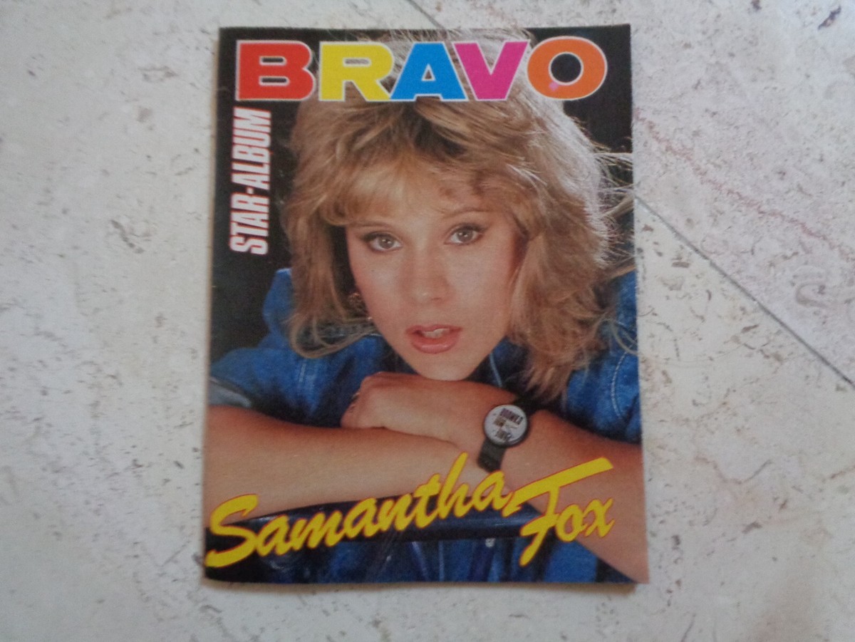 SAMANTHA FOX rare 80s MINIATURE vintage SPECIAL cover magazine SAM