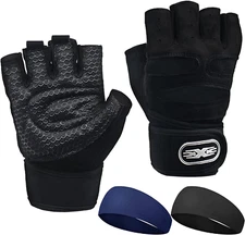 Workout Gloves Adjustable Weight Lifting Gloves Men Women Breathable Fitness Exe