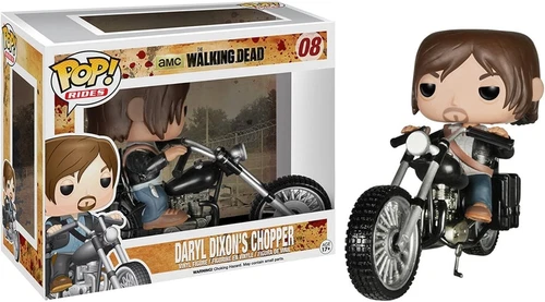 Funko Pop Rides The Walking Dead Daryl Dixon's Chopper 08 4713 New Mint