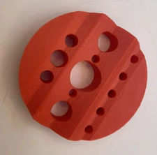 Gunsmith & Machinist Bench Pin Block Tool 223 556 1911 M&P Glock USA RED!