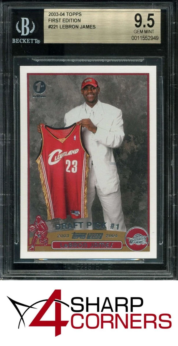 Topps LeBron James Beckett Grading Services (BGS) Basketball