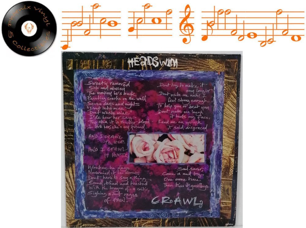 Headswim Crawl 12"" Single A1 B1 Pressing - Near Mint