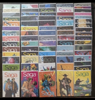 Saga # 1-72   FULL RUN  !  COMPLETE RUN ! Image Comics   MEGA SET !   NM+ / Mint