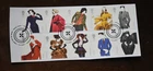 GB 2012 Great British Fashion, Commemorative Stamps On Piece, Used, ex FDC