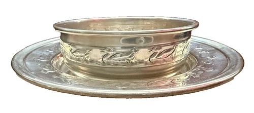 Reed & Barton Sterling Silver Child's Bowl and Plate - 7.9 oz.