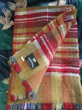 Wool Blanket Windsor Made In Britain Chevk Multi Col Xmas 2020 Kennedy