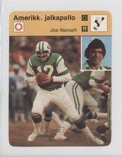 1977-80 Sportscasters Finnish Joe Namath #33-782 HOF 0d08