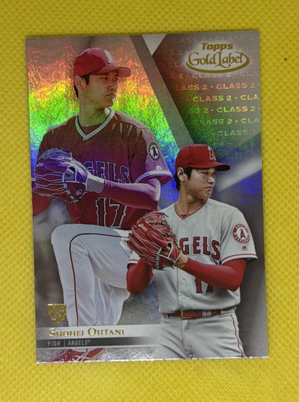 Shohei Ohtani RC 2018 Topps Gold Label Class 2 #17 RC MVP 🐐⚾🏏🔥 Angels/Dodgers