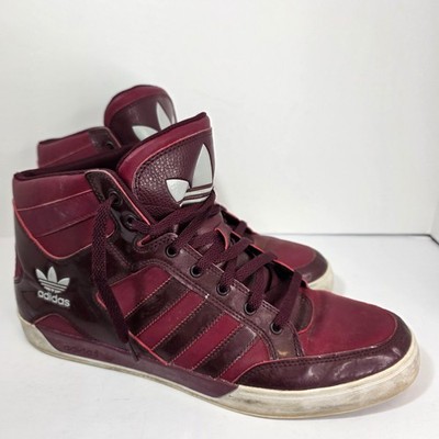 Adidas Court Attitude High-top Sneakers Burgundy / Red Size 13