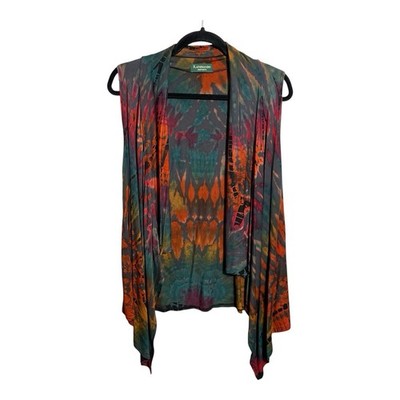Kathmandu Imports Tie Dye Coverup Vest Top Hippie BOHO Festival