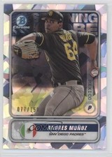 2020 Bowman Spanning The Globe Chrome Atomic Refractor 77/150 Andres Munoz 1h1