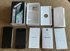 Lot Of 2 IPhone 4s 16G With Box  Paper Work  5s 16G With Out Box Factory Reset