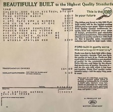 1962 Ford Galaxie 500 Club Victoria 406 Ci Window On 65 Lb Paper Copy