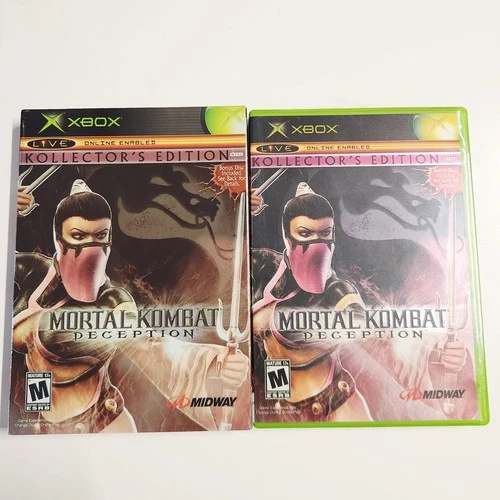 Xbox Mortal Kombat: Deception Kollector's Edition (NO BONUS DISC) - USED