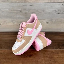 Nike Air Force 1 07 LV8 Mens Size 10.5 Hemp Phantom Medium Soft Pink FQ8714 202