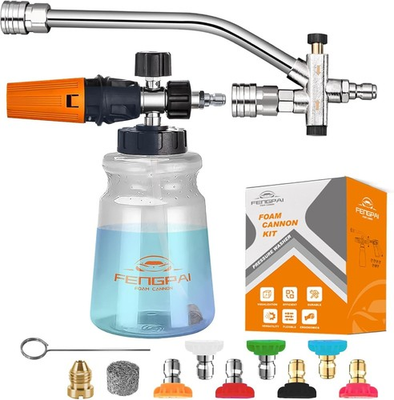 #ad #ad Pressure Washer Foam Cannon with Dual Connector Accessory 7 Pressure Washer ... $45.49