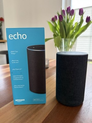 Amazon Echo (2. Generation)  Alexa - Anthrazit Stoff